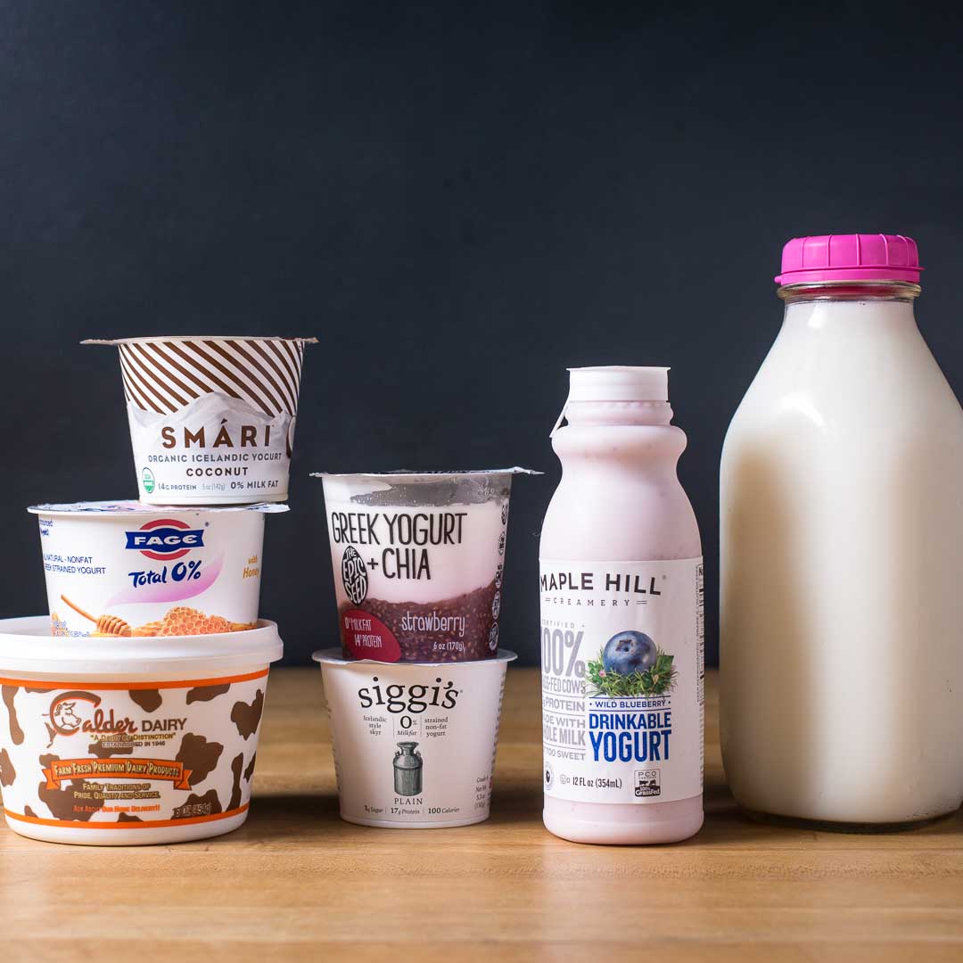 Milk, Smari, Greek Yorgurt, Siggis, Maple Hill, Fage & Calder Dairy