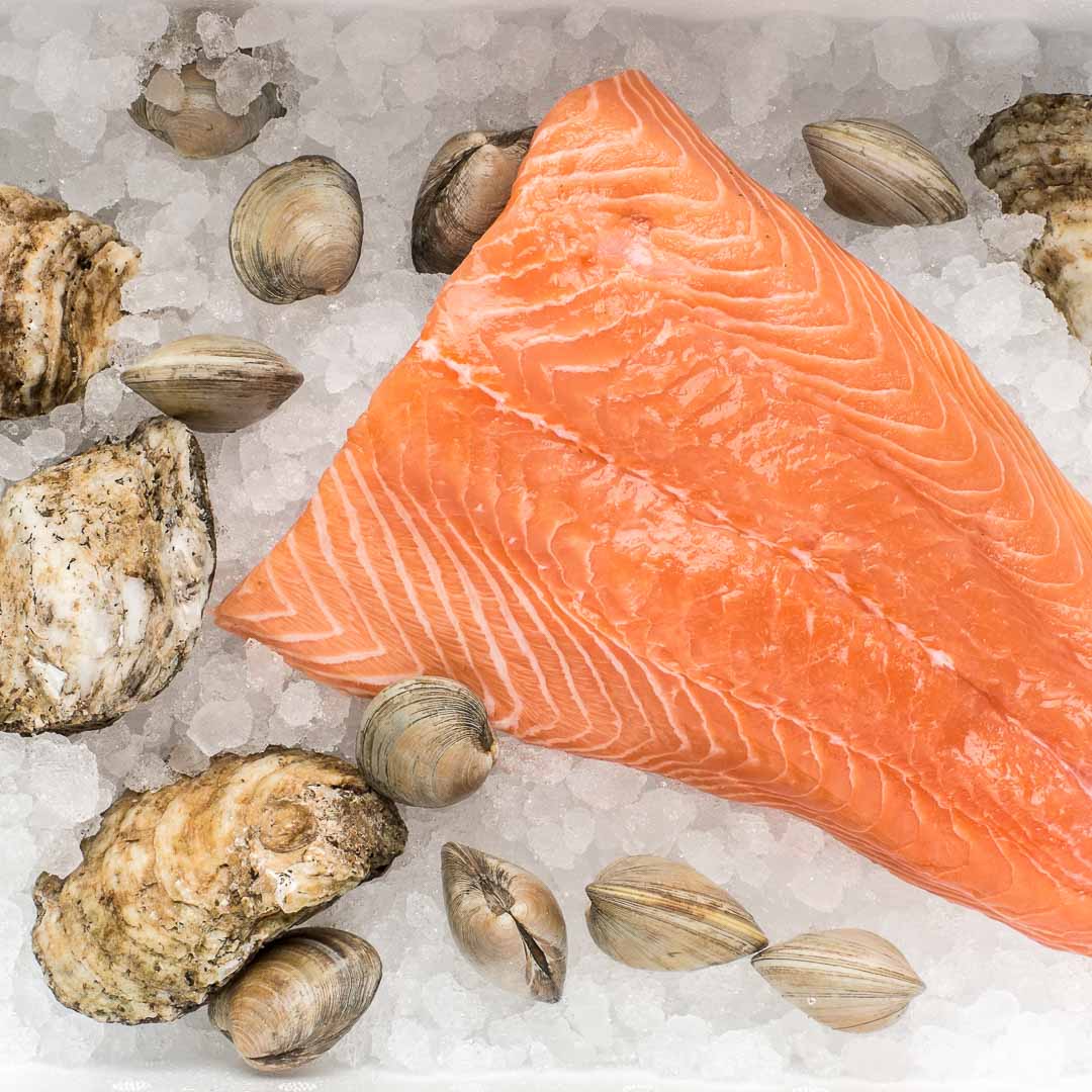 Wild Caught Salmon & Mussels