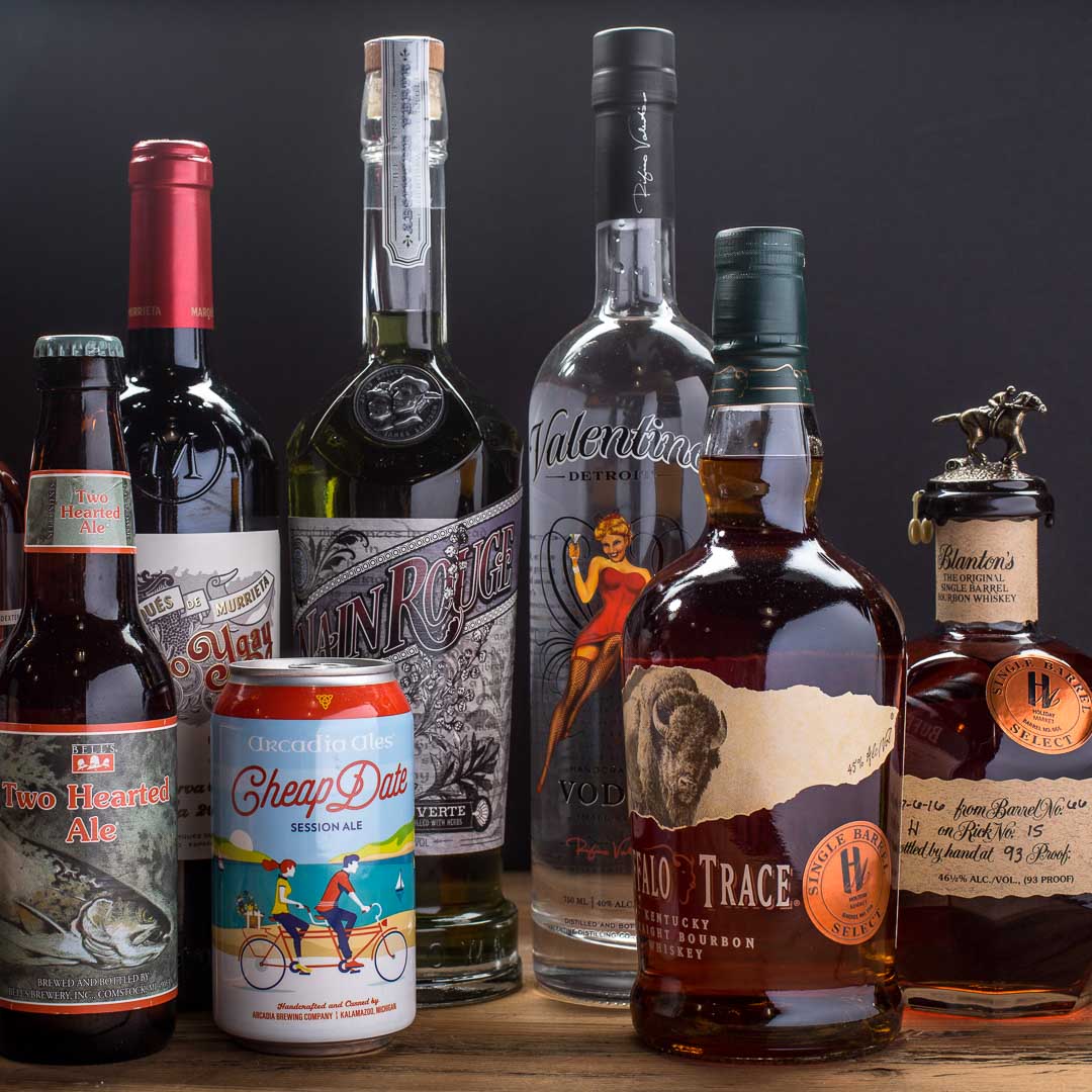 World-Class Selection of Alcoholic Beverages