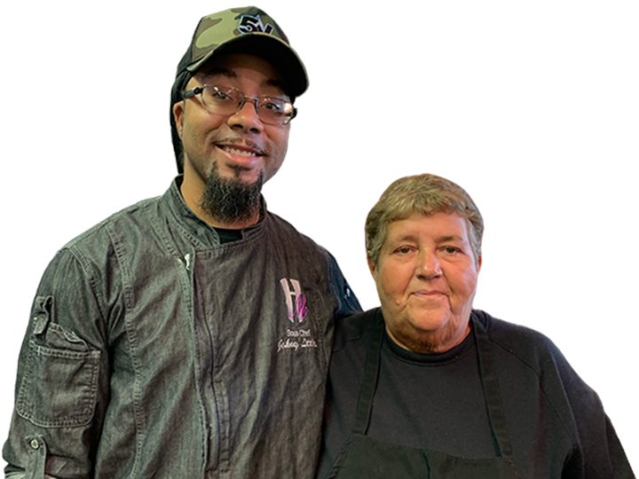 Holiday Market Chef and Catering Employees Smiling